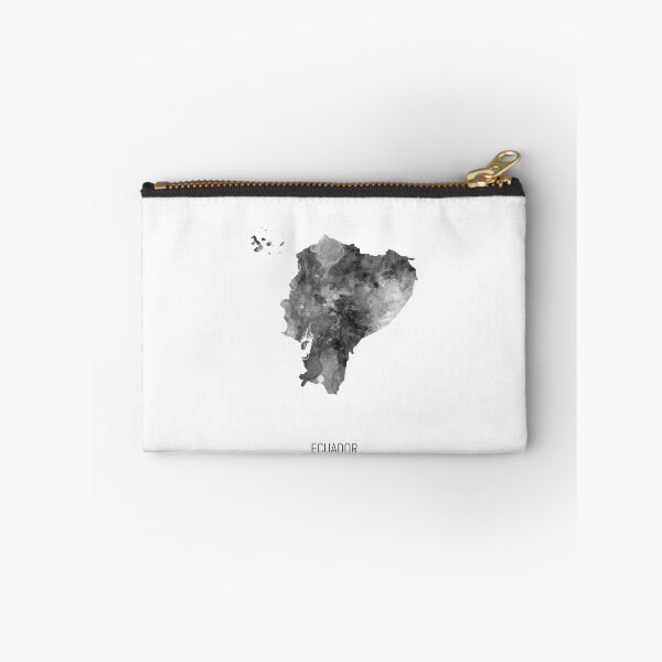 Aperçu de l'œuvre Ecuador Watercolor Map créée et vendue par ArtPrints.