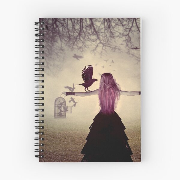 Item preview, Woman with a crow designed and sold by AnnArtshock.