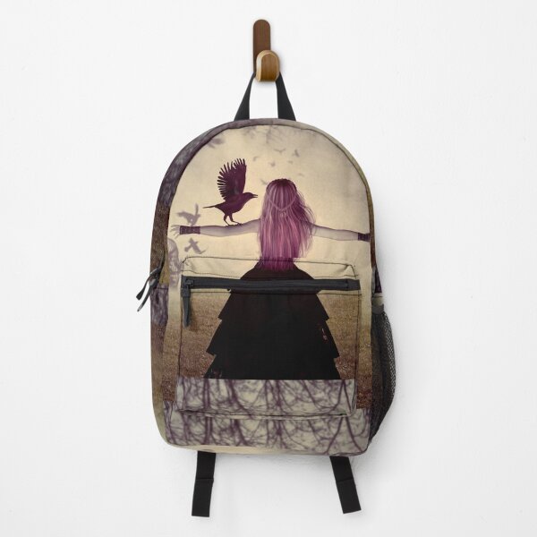 Item preview, Woman with a crow designed and sold by AnnArtshock.