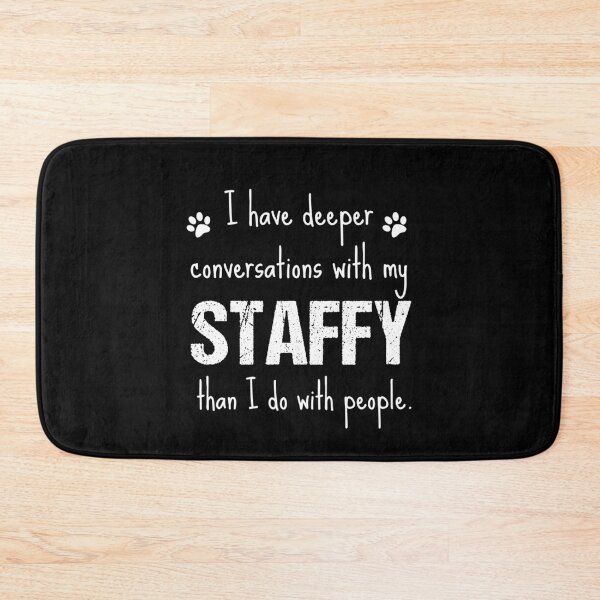 Item preview, Staffy - Good listener designed and sold by Beyond Words.