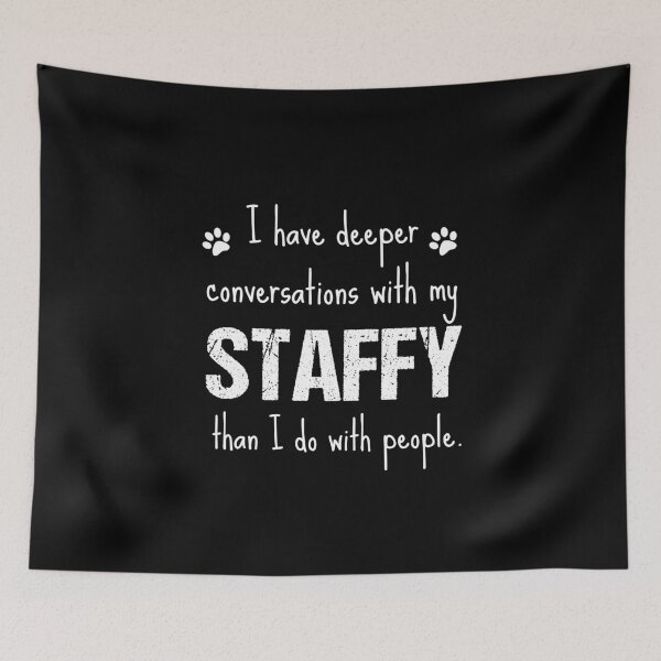 Item preview, Staffy - Good listener designed and sold by Beyond Words.