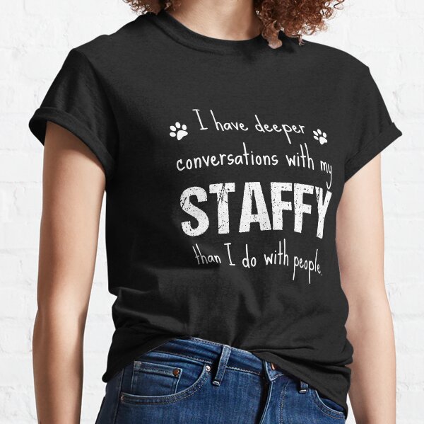 Item preview, Staffy - Good listener designed and sold by Beyond Words.
