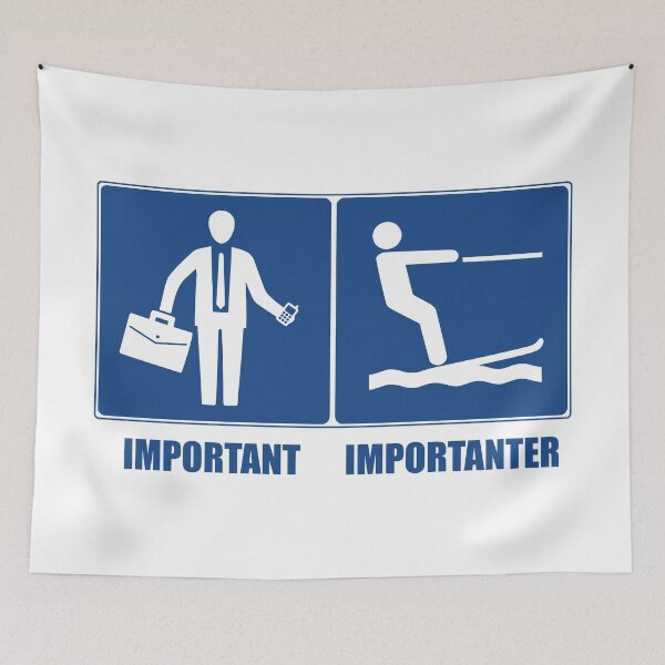 Item preview, Work Is Important, Water Skiing Is Importanter designed and sold by Esskay Designs.