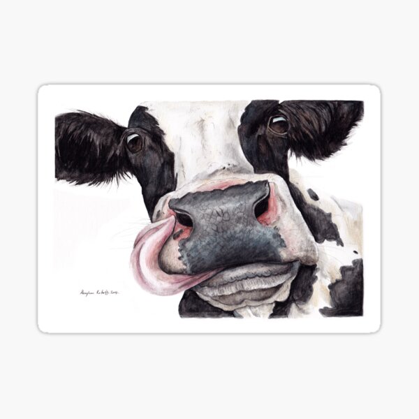 Dairy Cow Sticker