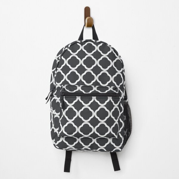 Item preview, quatrefoil double pattern charcoal designed and sold by Gillian Vann.