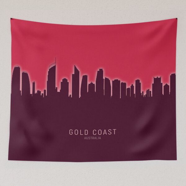 Item preview, Gold Coast Australia Skyline designed and sold by ArtPrints.