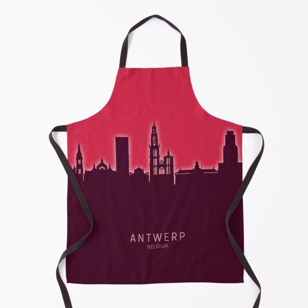 Item preview, Antwerp Belgium Skyline designed and sold by ArtPrints.