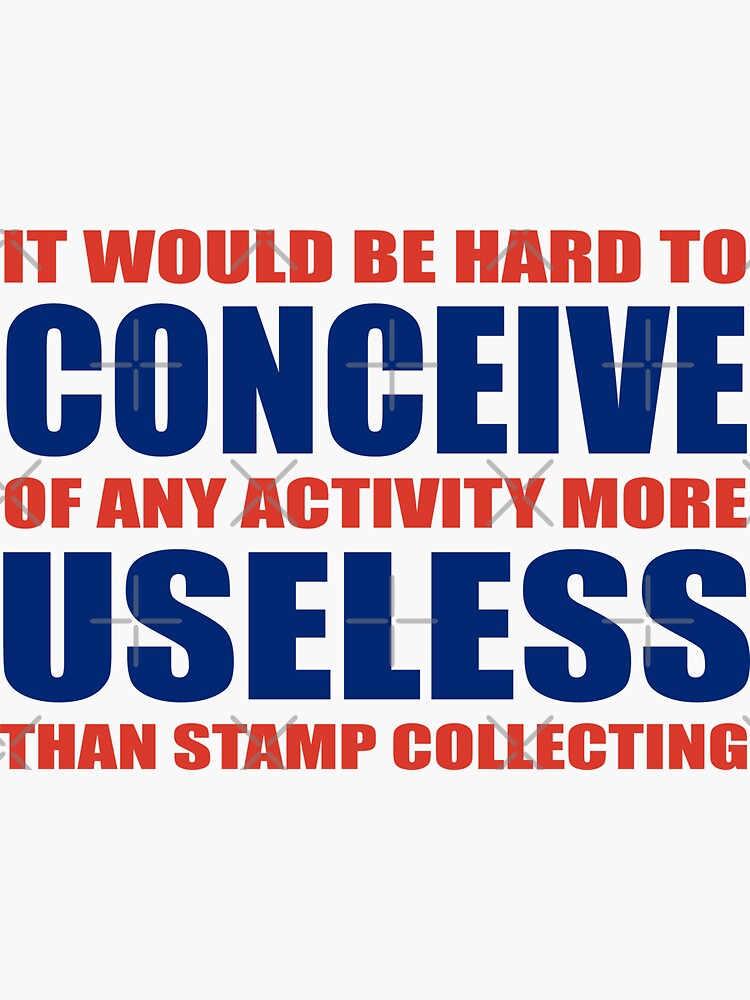 "Stamp Collecting Collector Philatelist" Sticker by TastefulTees