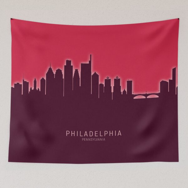 Item preview, Philadelphia Pennsylvania Skyline designed and sold by ArtPrints.