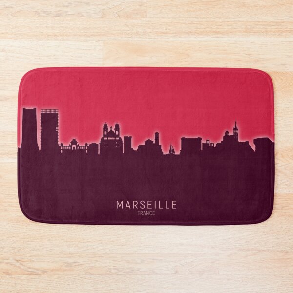Item preview, Marseille France Skyline designed and sold by ArtPrints.
