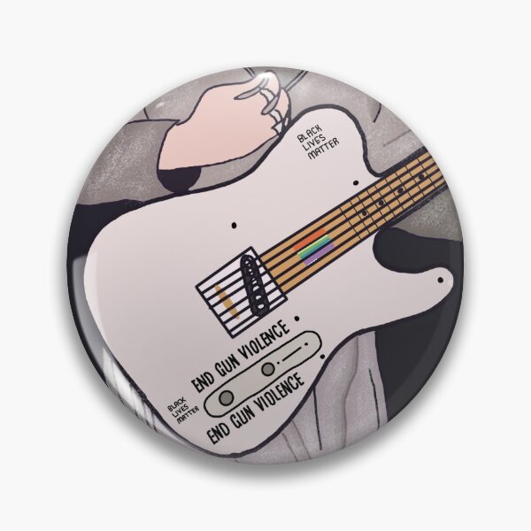 Item preview, Harry Styles E-Guitar End Gun Violence designed and sold by emmamarlene.
