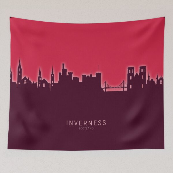 Item preview, Inverness Scotland Skyline designed and sold by ArtPrints.