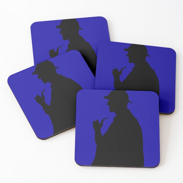 Item preview, Sherlock Holmes Silhouette Deep Blue designed and sold by Boxing Kangaroo Retail Company.