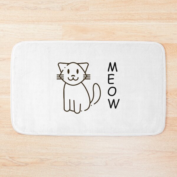 Item preview, cartoon cat says meow  designed and sold by M-Farouk.