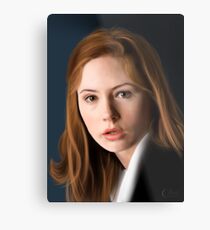 Amy Pond Metal Print