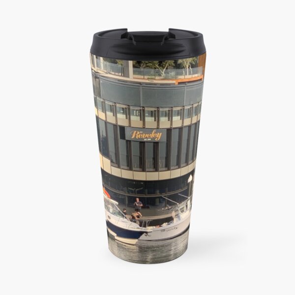 Boats Mooring Travel Mug