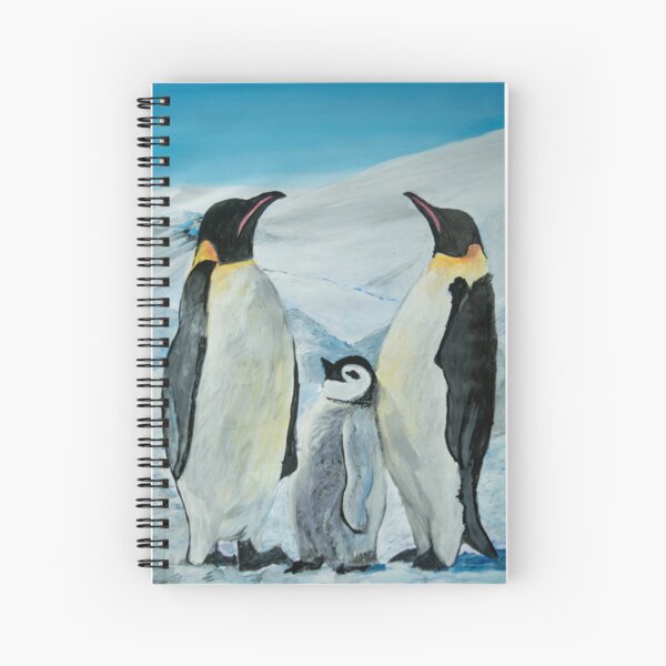 The Penguin Family Spiral Notebook