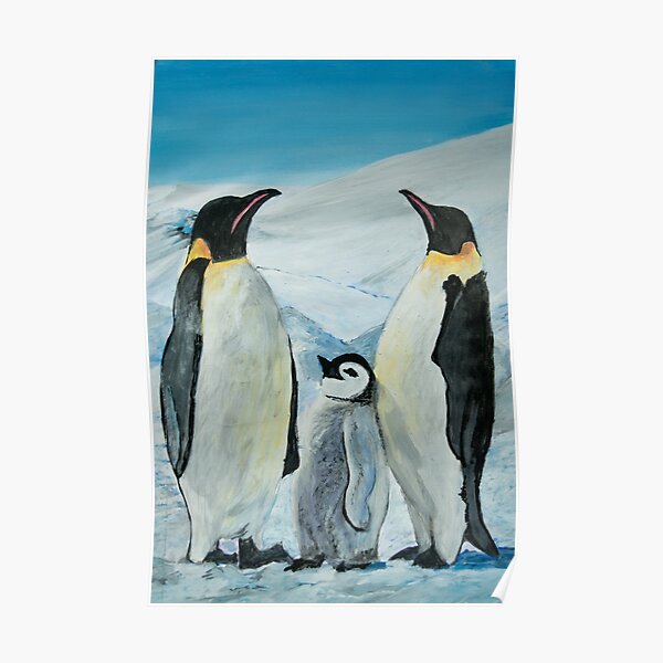 The Penguin Family Poster