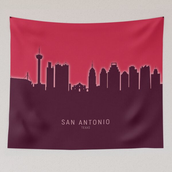 Item preview, San Antonio Texas Skyline designed and sold by ArtPrints.