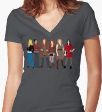 The Companions Women's Fitted V-Neck T-Shirt