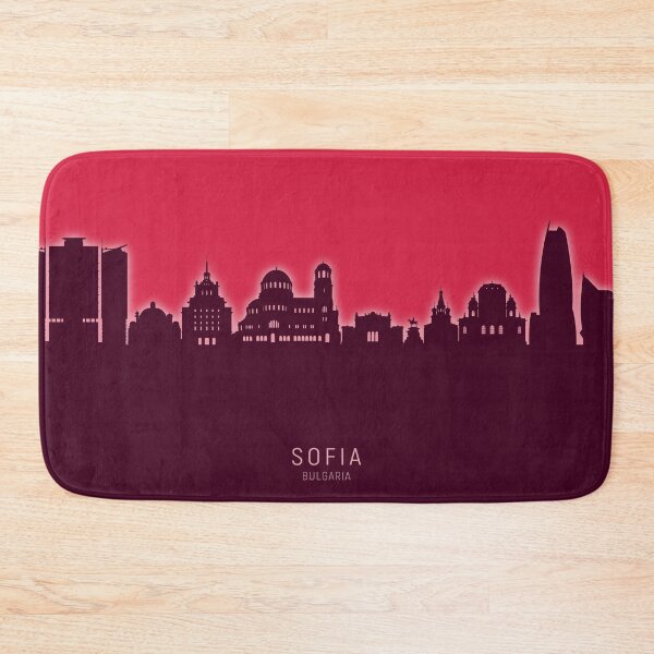 Item preview, Sofia Bulgaria Skyline designed and sold by ArtPrints.