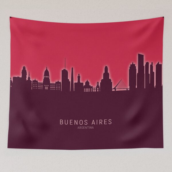 Item preview, Buenos Aires Argentina Skyline designed and sold by ArtPrints.