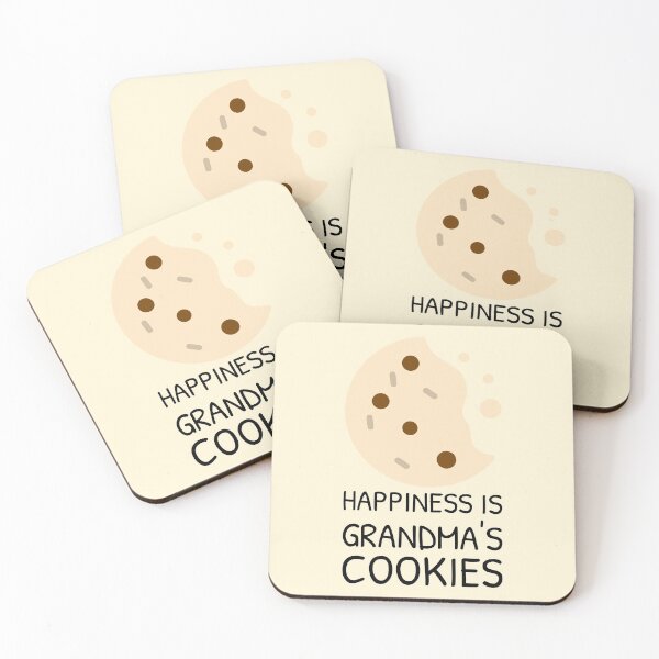 Item preview, Happiness is Grandma’s Cookies Bite Mark designed and sold by Telle Garcia.