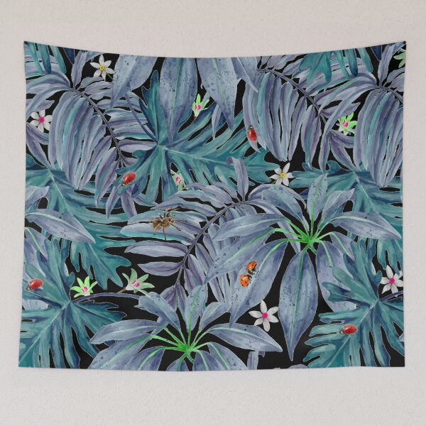 Item preview, Palm leaves with ladybugs, redecorate, refurbish, Stylize, nature, Fall designed and sold by jayne0524.