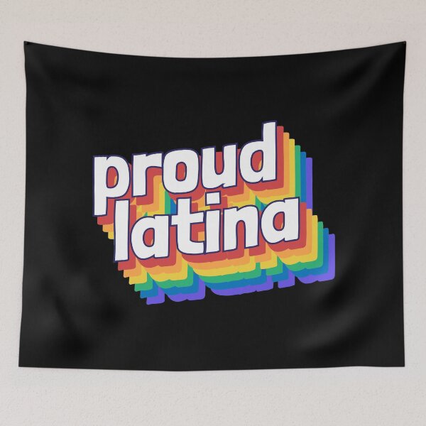 Item preview, Proud latina rainbow designed and sold by Lightfield.