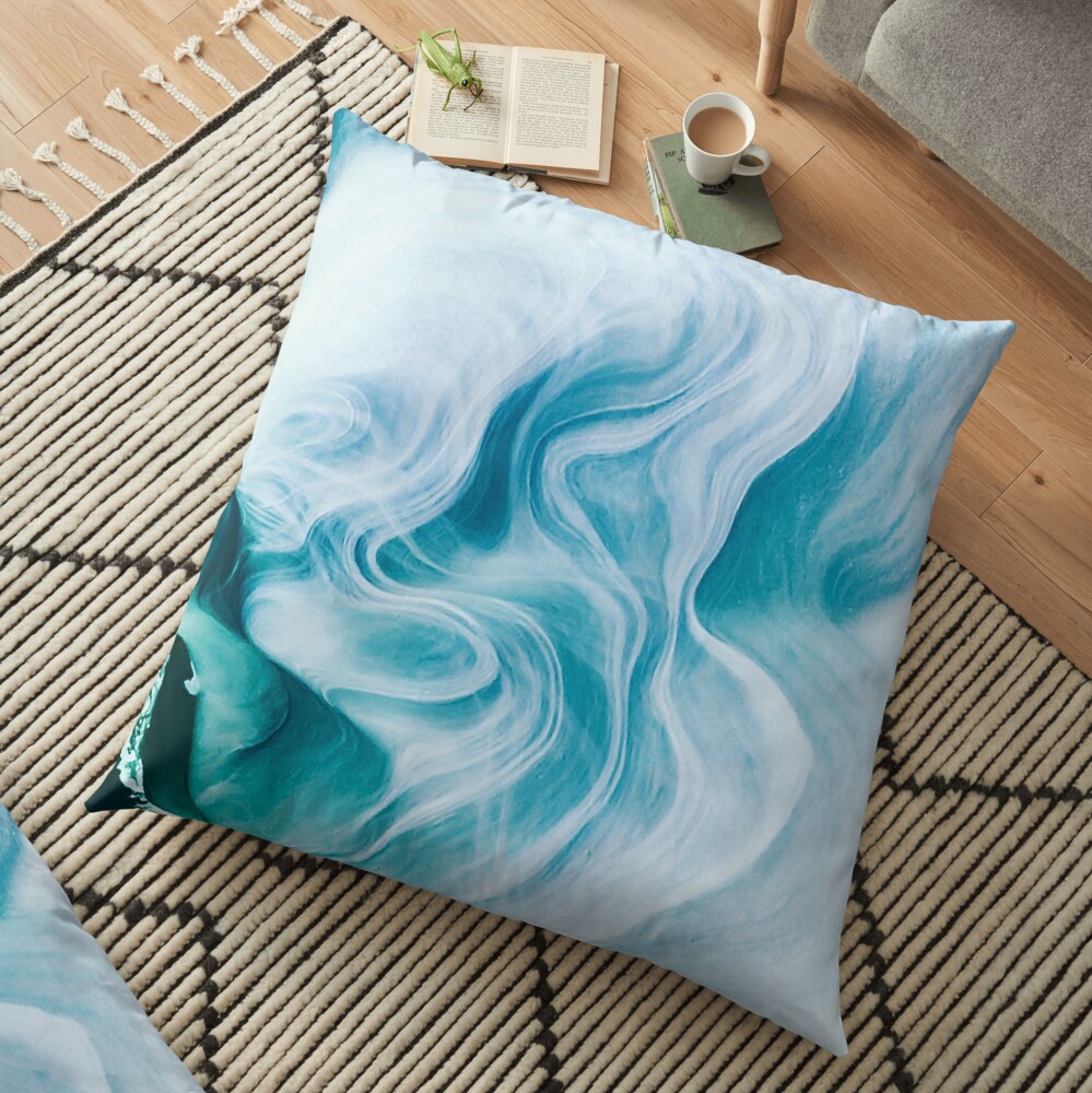 Marble sandstone - oceanic Floor Pillow