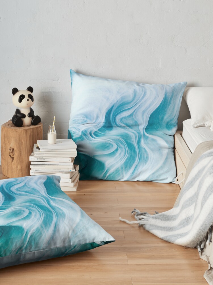Alternate view of Marble sandstone - oceanic Floor Pillow