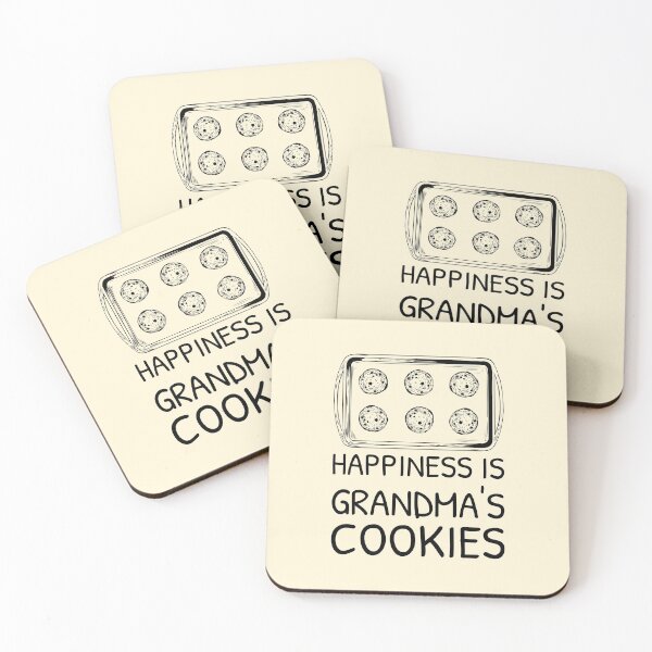 Item preview, Happiness is Grandma’s Cookies Freshly Baked designed and sold by Telle Garcia.