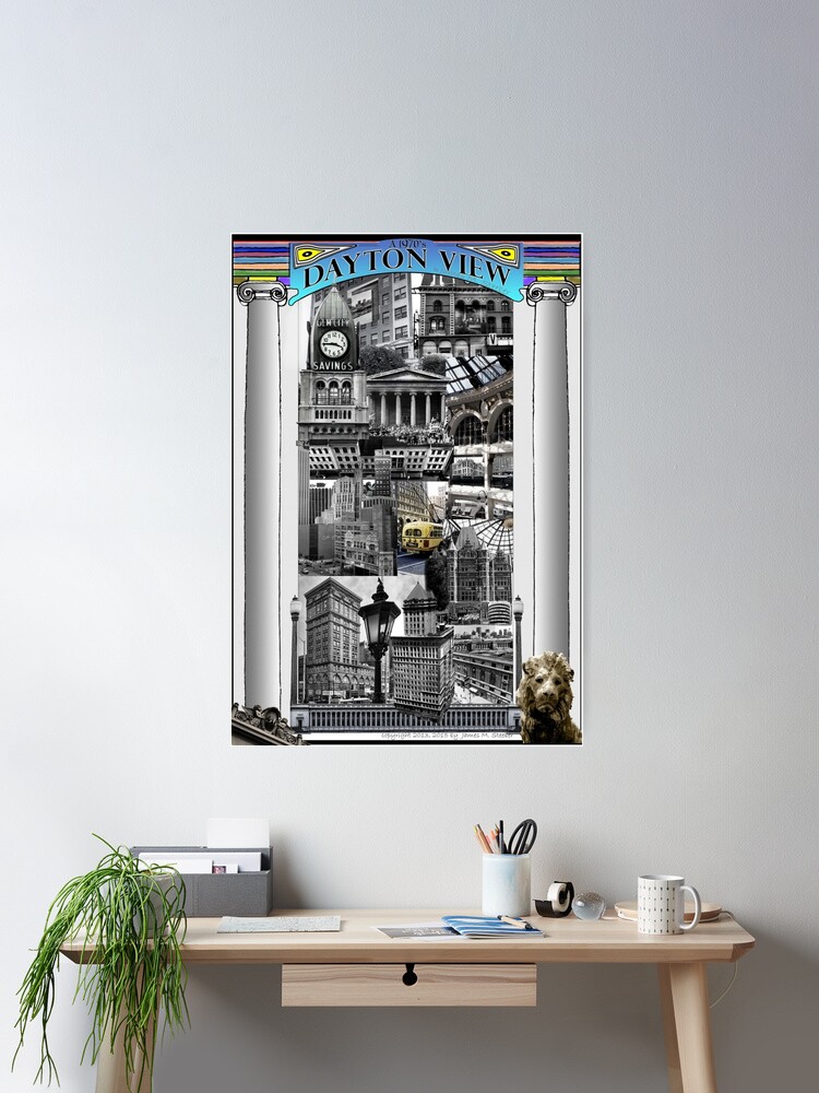 Thumbnail 1 of 3, Poster, A 1970's Dayton View Poster 2015 Ed designed and sold by steeber.