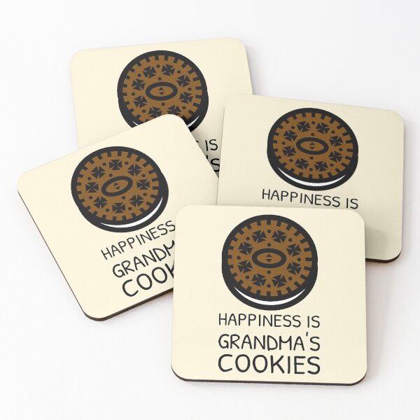 Item preview, Happiness is Grandma’s Cookies Cream Stuffed designed and sold by Telle Garcia.