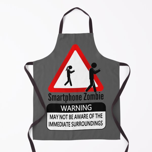 Item preview, Smartphone Zombie - Warning - May not be aware of the immediate surroundings designed and sold by jc007.