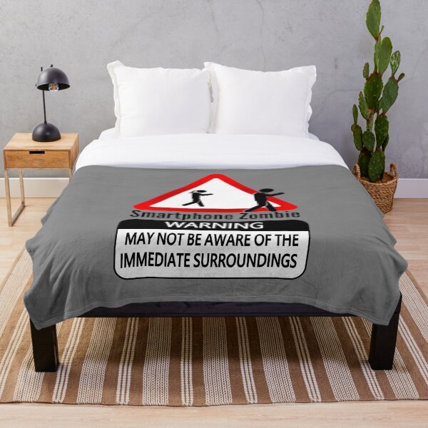 Item preview, Smartphone Zombie - Warning - May not be aware of the immediate surroundings designed and sold by jc007.