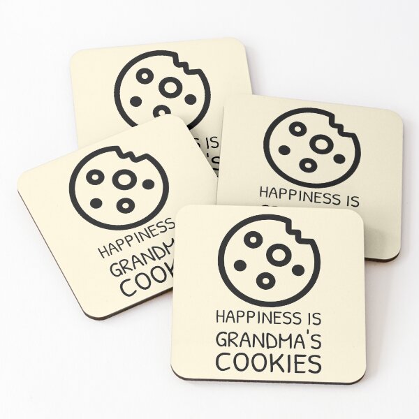 Item preview, Happiness is Grandma’s Cookies Nibble designed and sold by Telle Garcia.