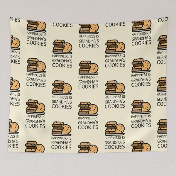 Item preview, Happiness is Grandma’s Cookies Plate full designed and sold by Telle Garcia.