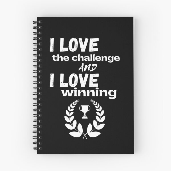 Item preview, I Love The Challenge, And I Love Winning. designed and sold by Aminovak.