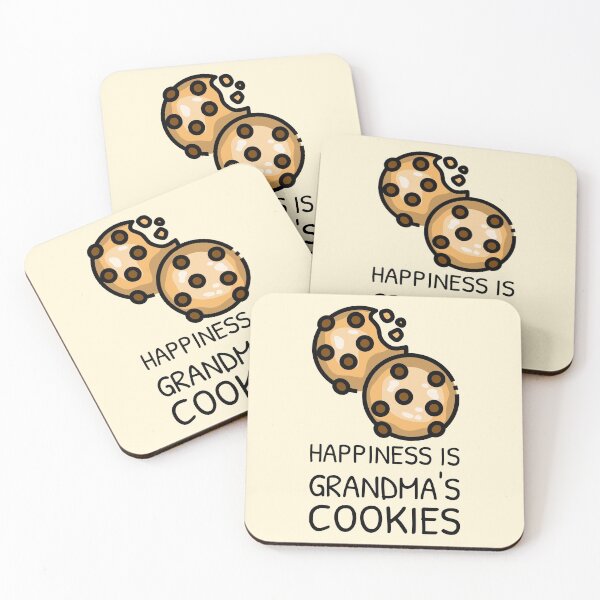 Item preview, Happiness is Grandma’s Cookies Yummy Treats designed and sold by Telle Garcia.