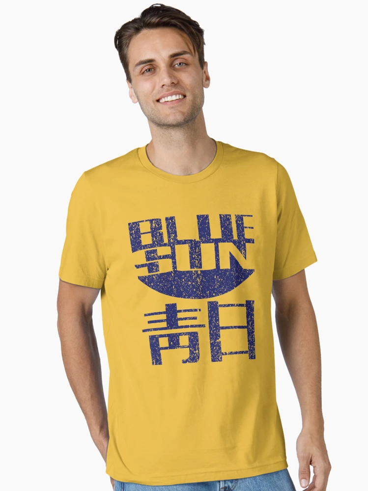 Regular Fit 100% Katoen Urban Backwoods Vintage Blue Sun Logo Firefly Camiseta De Hombre Heren T-shirt Vintage