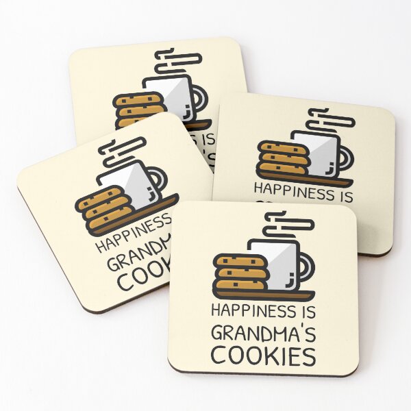 Item preview, Happiness is Grandma’s Cookies Warm Milk designed and sold by Telle Garcia.