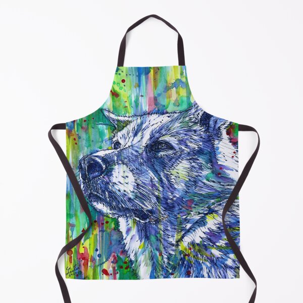 Item preview, THE GOOD DOG - watercolor and ink portrait designed and sold by lautir.