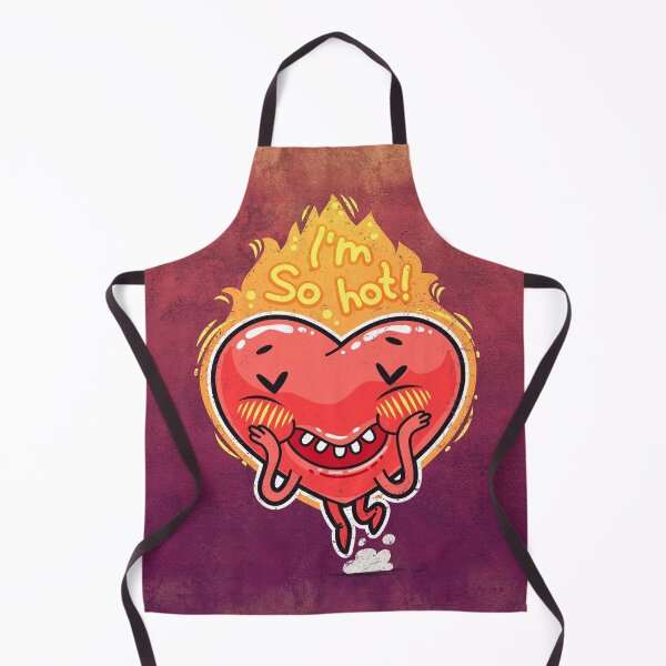 Item preview, Cute Burning Heart for Valentine's Day designed and sold by Voysla.