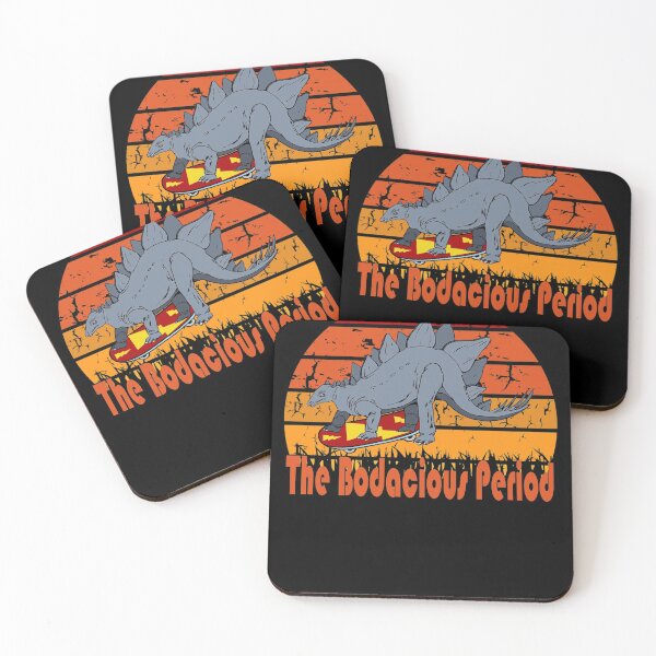 Item preview,  Funny Dinosaur The Bodacious Period Vintage 80's Retro Skateboard Gift designed and sold by TopTeeShop.