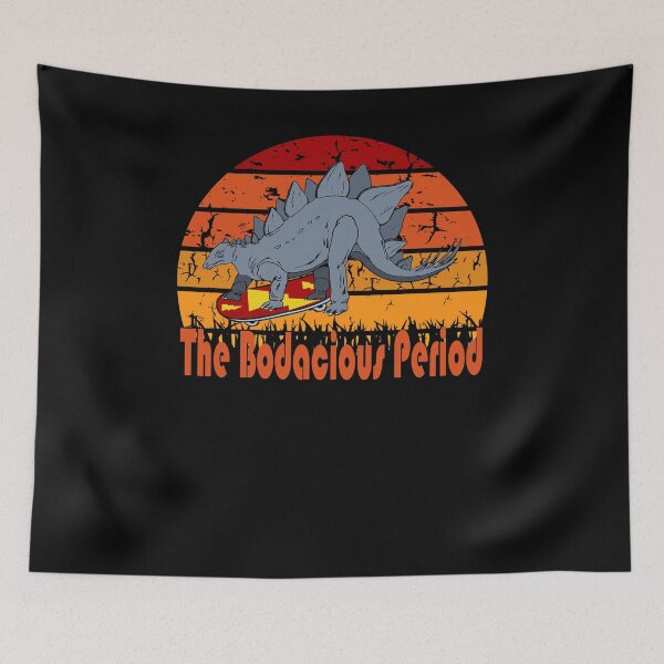 Item preview,  Funny Dinosaur The Bodacious Period Vintage 80's Retro Skateboard Gift designed and sold by TopTeeShop.