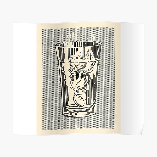 Roy Lichtenstein - Alka Seltzer Póster