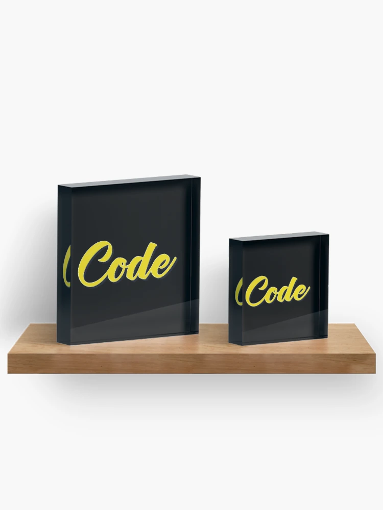 Thumbnail 3 von 5, Acrylblock, Code Startup Coder Programmier-Software-Engineering designt und verkauft von ProjectX23.