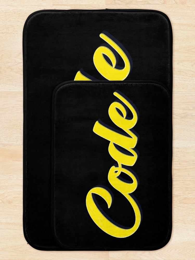 Thumbnail 5 of 6, Bath Mat, Code Startup Coder Programming Software Engineering designed and sold by ProjectX23.