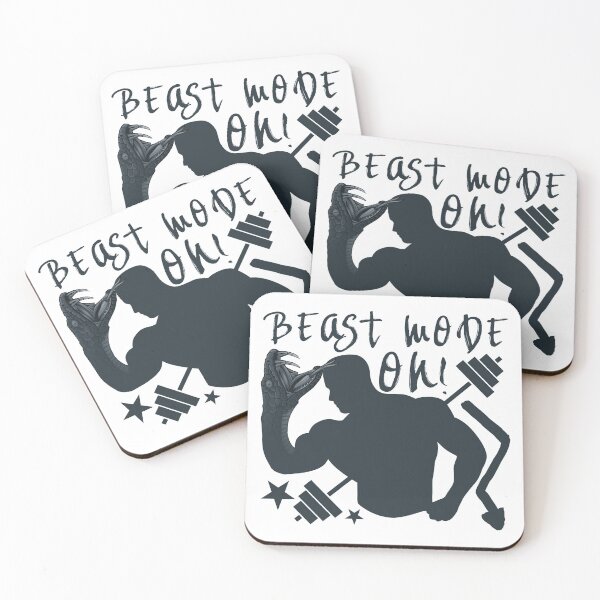 Item preview, Beast Mode On Snake Weight Training Fitness designed and sold by OmmeDesigns.
